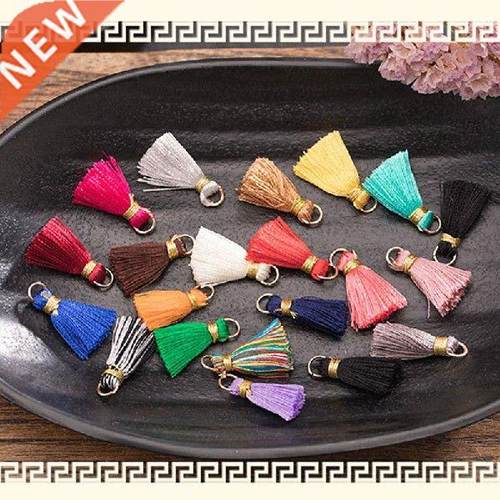10Pcs/Pack Embellish  Gold Thread Tassel With Loop 2CM