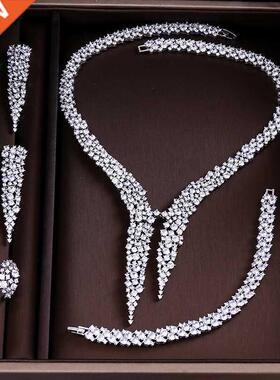 JaneKelly Luxury Sparking Brilliant Cubic Zircon Drop Earrin