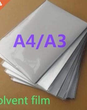 A4 A3 sizeinkjet transparent film for solvent printer print
