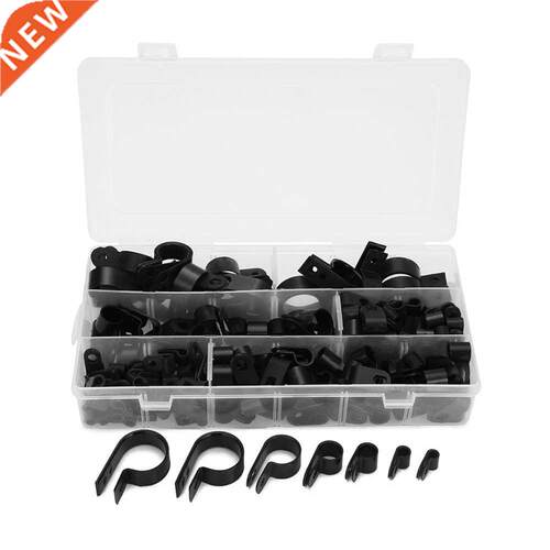 200pcs Nylon Wire Cable Clamp Car Audio Fastener Plastic Wir