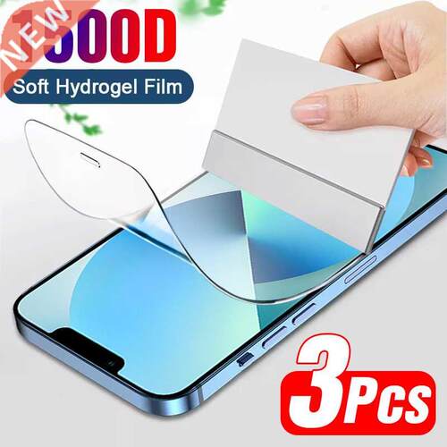 3Pcs Hydrogel Film On Screen tor For iPhone 7 8 Plus S