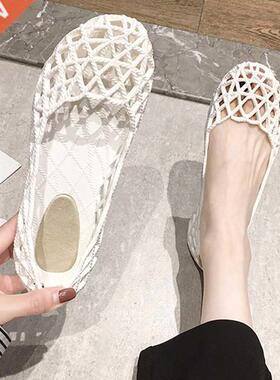 Women Shoes Ladies Flats Hollow Slip On Fashion Female High