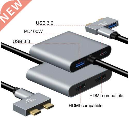 5 in 1 USB-C HUB With RJ45 Wireless Charge SD Card Reader Ty