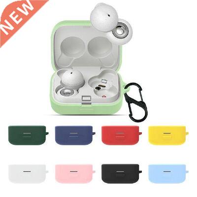For Sony LinkBuds WF-L900 Case with Keychain Silicone