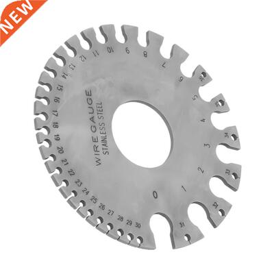 Stainless Steel 0-6 Round AWG SWG Wire Gauge Thickness Meas