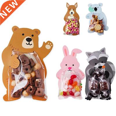10pcs Cute Anmal Bear Koala Rabbt Bakng Candy Packagng B