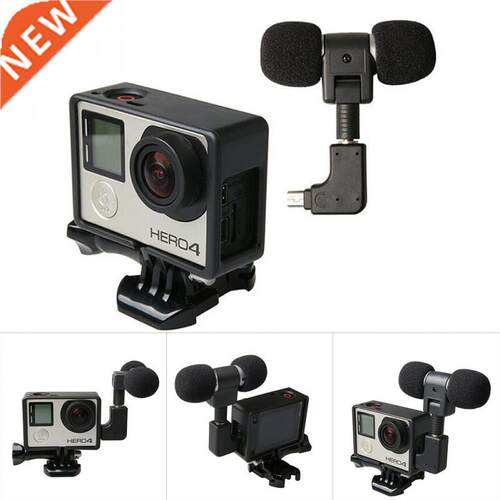 Hero 4 3+ 3 USB to 3.5mm Mic Adapter CordMini Microphone Cab