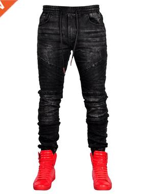 Spring Autumn Europe United ates New yle Jeans Elaic F