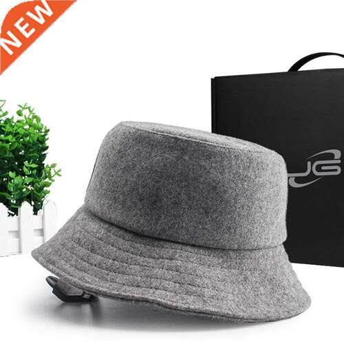 Plus Size Wool Fisherman Hats Male Winter Fleece Snow Panama