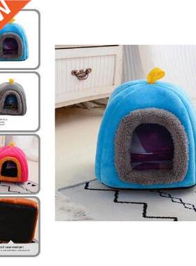 Soft Squirrel House with Handle Creative Hamster Rabbit