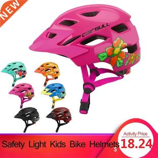 Helmet with Safety Light Kids Bike Helmets Lightweight Cycli