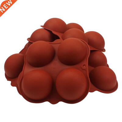 4-Cavity Semi Sphere Molds Dome Silicone Moulds Half-Round