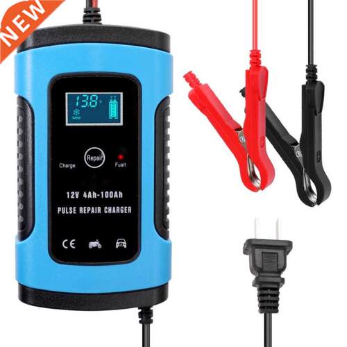 12V 6A Full Automatic Car Battery Charger Power Pulse Repair