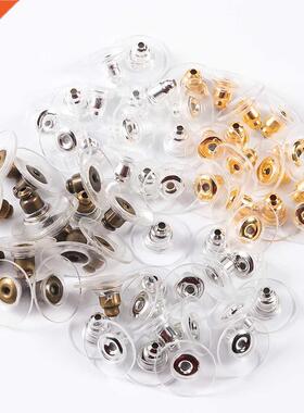 100-500pcs/Lot Rubber Ear Backs Stopper Earnuts Stud Earring