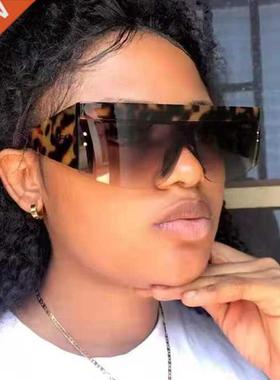 Square Rimless Sunglasses Women Half Frame Wide Leg Luxury V