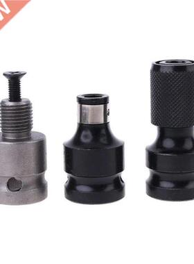 3pcs/set 1/2 Inch Square To 1/4 Inch Hex Ratchet Socket Wren