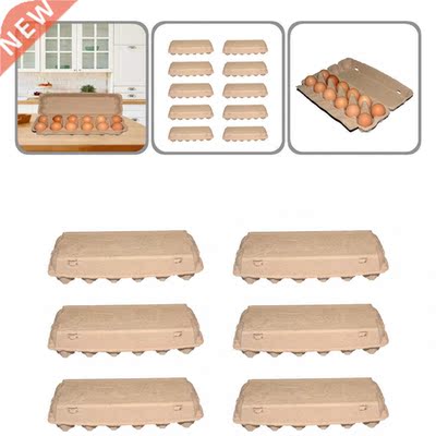 Double-Row Recycled Paper Refrigerator Egg Storage Holder