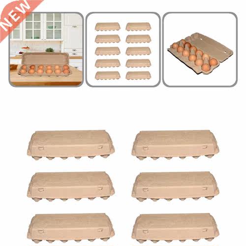 Double-Row Recycled Paper Refrigerator Egg Storage Holder