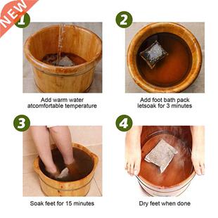 Lympatic Drainage Ginger Foot Soak 10pcs Bags Foot Bath Bag