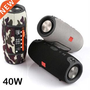 High Power 40W Bluetooth Speaker Waterproof Portable Column