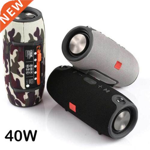 High Power 40W Bluetooth Speaker Waterproof Portable Column