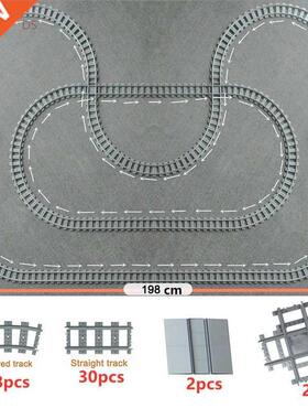 City Train Flexible Tracks trein double layer Track Rail St