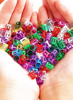 100 sztuk 8x9mm mieszane koraliki regulowany warkocz z w os