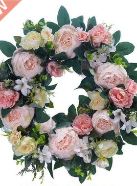 Peony Simulated Garland Rattan Ring Decoration Photography