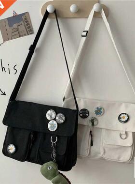 Xierya Women Canvas Messenger Bag Youth Ladies Fashion Shoul