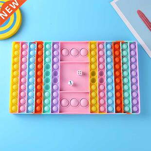 Big Size Checkerboard Push Bubble Sensory Squeezing Toy Anti