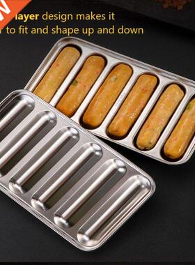 Ktchen Sausage Maker Mould Set 6 Grds Stanless Steel