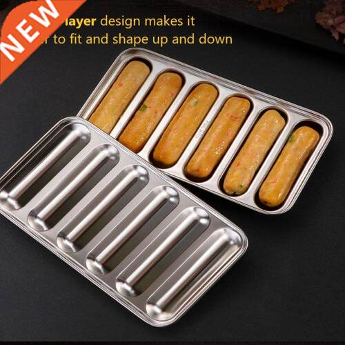 Ktchen Sausage Maker Mould Set 6 Grds Stanless Steel