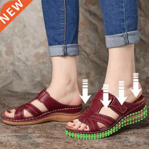 Platform Sandals Women oes Open Toe Women Sandals Slip On