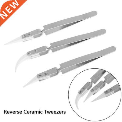 Ant-statc Reverse Ceramc Tweezers Heat Resstant Conduct
