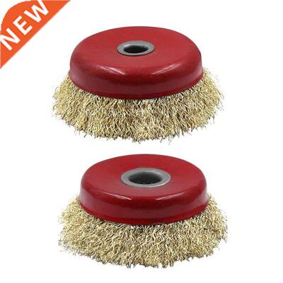 Remove Rust Bru Rotary Brass Steel Wire Bru Crimp Cup Se