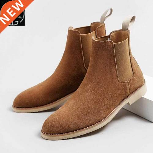 男切尔西马丁靴Winter Elegant Chelsea Boots Men Cow Shoes
