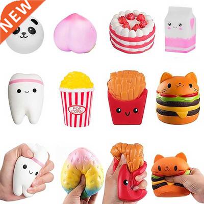 Jumbo Chocolate Biscuits Cheese Cute Squishy Slow Rising Squ