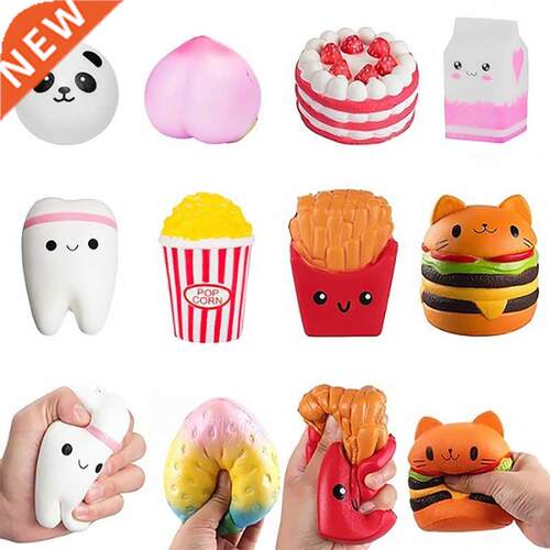 Jumbo Chocolate Biscuits Cheese Cute Squishy Slow Rising Squ