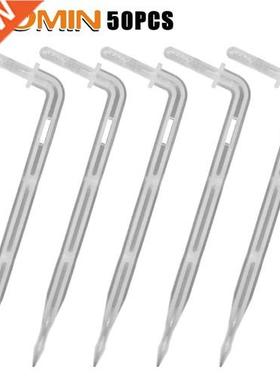 HOOMIN Micro Drip Irrigation Drops Emitters 50PCS Bend