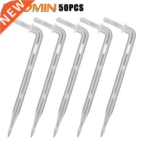 HOOMIN Micro Drip Irrigation Drops Emitters 50PCS Bend