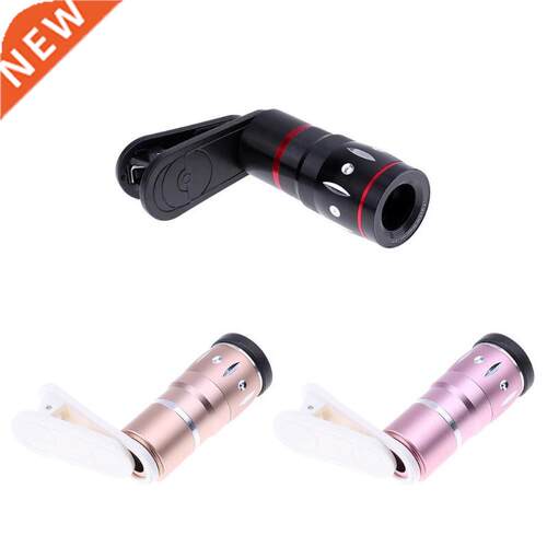 10X Zoom Phone Optical Monocular Telescope Lenses Phone Clip