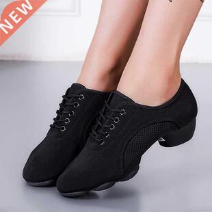 Black Professional Salsa Dance Shoes Men Women Standard Ball