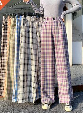 Simle Vintage laid Causal Long Women ants Steet Fashion