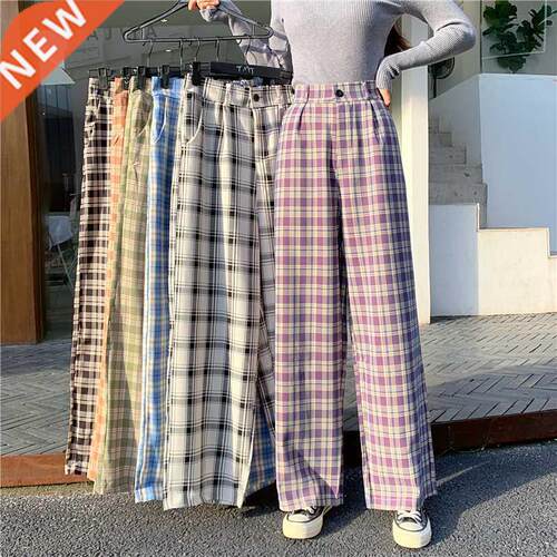 Simle Vintage laid Causal Long Women ants Steet Fashion