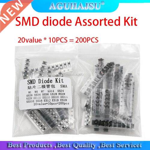 20value*10PCS=200PCS SMD diode Assorted Kit contains SS110 S