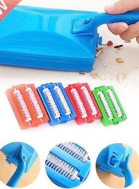 Reusable Double Brush Head Handheld Carpet Table Brush