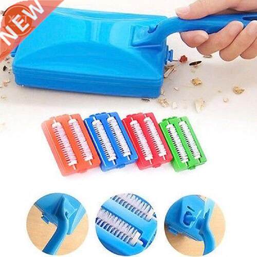 Reusable Double Brush Head Handheld Carpet Table Brush