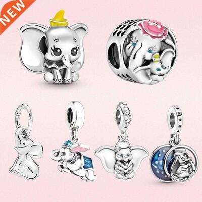 Real 925 Sterling Silver Dumb charm Dangle pendant Fit Origi