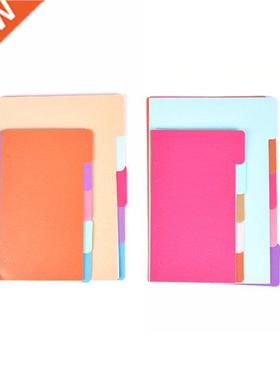5 Sheets Binder Index Dividers A5 A6 Inner Page Organizer No