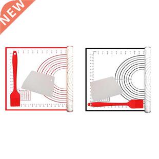 Pastry Mat With Measurements For Rolling Out Dough Oil Brush